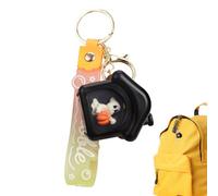 Générique Ghost Keychain,Black House Pendant | Fun Pumpkin Ghost House Keychain with Lanyard, Backpack Hangings Decor for Boys Girls