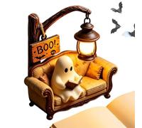 Générique Ghost Lamp | Decorative LED Halloween Ghost Reading Book Light |
