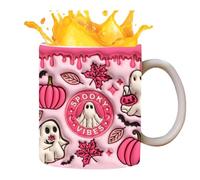 Générique Ghost Mug 35 oisson En Céramique Mignonne Et Effrayante