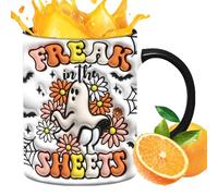 Générique Ghost Mug - Ceramic Cup | 3D Milk Cup With Handle | 350ml Spooky Tea Mug For Home School Table Centerpieces