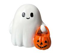 Générique Ghost Night Light | Cute Ghostt Reading Book Lamp | Touch Control Silicone Rechargeable Pumpkin NightLight | for Baby Bedside Lamps Gift Children Women Teen Girls