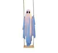 Générique Ghost on Swing Outdoor Decor - LED Battery Powered Light Up