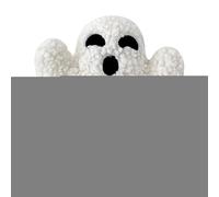 Générique Ghost Pillow, Halloween Throw Cushion Decorative Accent, White Color, Soft Spooky Shape, Cozy Seasonal Decor for Living Room Sofa Bed Apartment Farmhouse Car Bedroom Holiday Setup