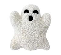 Générique Ghost Pillow, Halloween Throw Cushion Decorative Accent, White Color, Soft Spooky Shape, Cozy Seasonal Decor for Living Room Sofa Bed Apartment Farmhouse Car Bedroom Holiday Setup