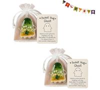 Générique Ghost Pocket Cards, Pocket Comfort Ghosts, Pockets Hug Ghost with Encouragement Card, Thoughtful Gifts for Friends, Compact Design, Small Decorative Keepsake (#2)