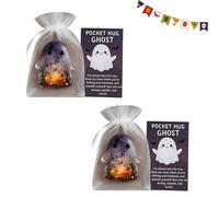 Générique Ghost Pocket Cards, Pocket Comfort Ghosts, Pockets Hug Ghost with Encouragement Card, Thoughtful Gifts for Friends, Compact Design, Small Decorative Keepsake (#1)