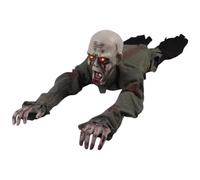 Générique Ghost Rampant Halloween Électrique, Décoration Horreur Son et LED | Automate en ABS et Tissu Imperméable, Yeux Rouges Lumineux et Cris Terrifiants, Décor Idéal Jardin, Pelouse et Maison Hantée