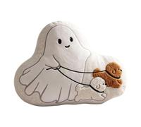Générique Ghost Shaped Throw Pillow - Halloween Warm Stuffed Pillows