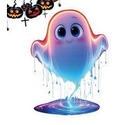 Générique Ghost Stickers, Waterproof Halloween Decals, 5.51x4.09 inches, Cute Scrapbook Decor, Spooky Ghost Decoration for Car Window Luggage Tumbler Bike Laptop Skateboard Truck Fridge