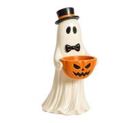 Générique Ghost Table Decor - Resin Halloween Figurine | Pumpkin Bowl