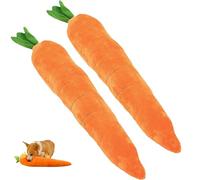 Générique Giant Carrot Dog Toy, The Mellow Dog Calming Carrot, Calming Carrot Pet Toy, Interactive Toys for Small, Medium, Large Dogs (2pcs)