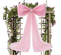 Générique Giant1 Bow Oversized Organza Romantic Reusable Centerpiece1