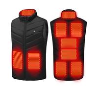 Générique Gilet Chauffant pour Homme Femme, Veste Chauffante sans Manche Électrique, Blouson de Chasse Thermique Électriques Hiver, Veste Vêtements Chauffé pour Ski Moto Chasse Randonnée la pêche