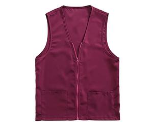 Générique Gilet De Travail Mixte Sans Manches Veste Employé Supermarché Association Équipe Avec Poches Coupe Pratique Pour Activité Accueil Logistique Et Événement S-3XL