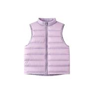 Générique Gilet d'hiver Sans Manches pour Enfants, Doudoune Garçons et Filles Chaud Veste Légère pour l'automne et l'hiver Couleur Unie Vêtements pour Enfants Ample de 4 à 16 ans