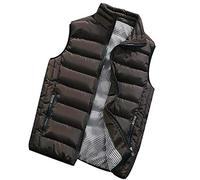 Générique Gilet En Duvet Pour Homme,Gilet Chauffant Homme pais chaud Hauts Veste Chauds Doudoune de course sans manches VêTements Ski voyage, golf, randonnée