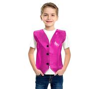 Générique Gilet garçon avec sequins carrés découpés idéal spectacles fêtes (6-12 Months)