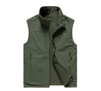 Générique Gilet Homme Sans Cuir Fashionable And Comfortable Warm Full Zip Vest Fleece Vest Warm Vest Gilet Balle Homme (JN, XXXXXL)