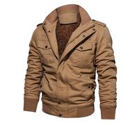 Générique Gilet Homme Tactique Doublure Polaire Épaisse pour Homme Veste sans Manche Militaire Rétro Gilet Motard Chaud Multi-Poches Blouson Travail Style Army Blouson de Sport pour Camionneur
