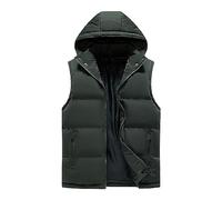 Générique Gilet Matelassée en Velours Côtelé Homme Gilet sans Manches Multipoches Veste Légère Bodywarmer Outdoor Manteaux Épais Veste en Coton pour Pêche Journalisme Randonnée Sport