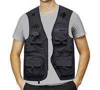 Générique Gilet professionnel pêche homme adapté extérieur doté multiples poches rangement idéal activités terrain confection tissu coupe ergonomique pratique accessoires2026