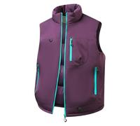 Générique Gilet Running Homme - Gilet D'Hiver Isolant Thermique Veste LéGèRe Sans Manches Coupe-Vent Manteau De Sport D'ExtéRieur Pour Temps Froid RandonnéE Camping
