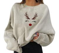 Générique Gilet Sport Femme sans Manche Sweat Original Veste Noël sous Pull Oversized Hoodie Zippe avec Capuche Noëlvetement Automne Sweats À Long Noël Pantalon Fitness