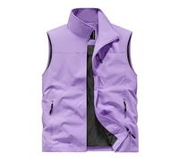 Générique Gilets Hommes Léger Loisirs De Plein air Homme Multi-Poches Gilet Casual de Sport Journaliste Respirant Durable sans Manche Veste pour Camping Pêche Chasse Photographie