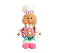 Générique Gingembre Planche - Sujets en Peluche de Noël, Animal de Noël Doux | Doupée de Vacances Douce pour Les et Les Amis Cadeau | La Peluche avec de Grands Yeux Scintillants