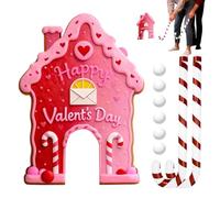 Générique Gingerbread Candy Golf Game- Candy Cane Golf Game, Indoor Outdoor Family Funny Holiday Mini Toy | Christmas Mini Gollf Games Set for Home Office Party Holiday Gatherings Carnival