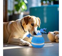 Générique Giocattolo A Sfera per Cani - 3.15x2.36 Pollici ABS+Bal in Silicone | Giocattolo Di Allenamento Interattivo E per Piccoli, E Grandi Cani | Dog Ball - Esercizio Di Gioco Pper Animali