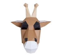 Générique Giraffe Adult Mask Paper Model,3D Papercraft Art Origami Costume Party Cosplay,Handmade DIY Origami Craft RTY103