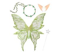 Générique Girls Fairy Wings, Butterfly Angel Costume Wings, 31.50x29.53inch, Lightweight Cosplay Accessories, Sparkly Dress-Up with Adjustable Straps, Ideal for Birthday, Makeup Parties