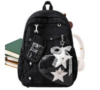 Générique Girls Lightweight Waterproof Backpack 40cm With Clear Pouch | Lightweight Backpack School Book Bag for Teen Women Office Classroom College Gym Travel Outdoor Weekender