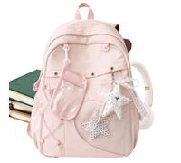 Générique Girls Lightweight Waterproof Backpack 40cm With Clear Pouch | Lightweight Backpack School Book Bag for Teen Women Office Classroom College Gym Travel Outdoor Weekender