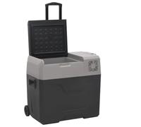 Générique Glacière avec Roue et Adaptateur Noir et Gris 40L polypropylène,Glacières,15KG-3154636