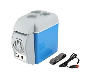 Générique Glacière Électrique Portable 7.5L 12V Refroidit + Réchauffe Mini réfrigérateur pour Voiture Camping avec Câble Prise Allume-cigare