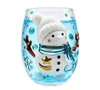 Générique Glass Christmas Coffee Mugs, 3D Patternn Non-Slip Tea Cups