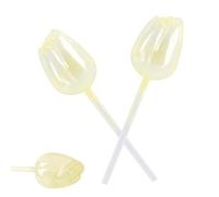 Générique Glass Plant Watering Bulbs, 2X Automatic Watering Spikes, Decorative Glass Irrigation Stakes for Indoor, Outdoor, Slow Release System, 2.56x9.45 inches