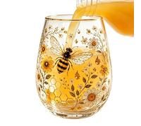 Générique Glass Tea Cup | Floral Coffee Mug | Tea Glasses Water Mug