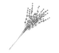 Générique Glitter Berry Stems for Christmas Tree - 15.75 inch Sparkling Glitter Stems, Fake Berry Picks for Holiday Decor | Elegant Glittêr Stem for Vase Fillers, Wreaths, Centerpieces & Party Decor