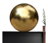 Générique Globe d'observation en Acier Inoxydable,Surfaces Miroir à Billes Creuses | Sphère d'ornement polie, Globe Miroir réfléchissant Creux, Or
