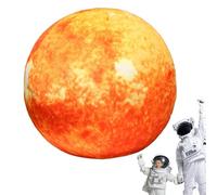Générique Globe Hochet en Peluche pour Apprendre - Globe Lumineux pour avec Illustrations d'animaux Moon Animal en Peluche - 25,4 X 25,4 Cm, Jouet Éducatif Doux en Forme De Terre, Oreille