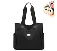 Générique Gloryboom Shoulder Bag, 2025 New Large Capacity Water Repellent Multi Pocket Nylon Shoulder Bag (Black)