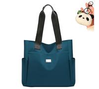 Générique Gloryboom Shoulder Bag, 2025 New Large Capacity Water Repellent Multi Pocket Nylon Shoulder Bag (Blue)