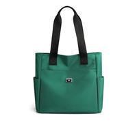 Générique Gloryboom Shoulder Bag, Large Capacity Water Repellent Multi Pocket Nylon Shoulder Bag Simple and Versatile for Women (Green)