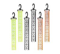 Générique Glow Alert Tags - Reflective Keychain Set for Visibility | Nylon Strap with Lightweight Build, Nighttime Reflector Clips & Easy Attach Loops for Wheelchair, Bike and Backpack 0.98x5.91in