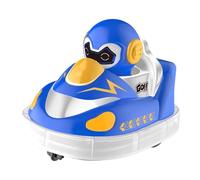 Générique Glow Crashers RC Bumper Cars, Rechargeable Bumper Cars, with LED Lights and Music (Blue)