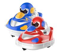 Générique Glow Crashers RC Bumper Cars, Rechargeable Bumper Cars, with LED Lights and Music (Mix*2pcs)