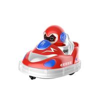 Générique Glow Crashers RC Bumper Cars,with LED Lights and Music, Rechargeable Bumper Car, 360°Rotating Christmas Birthday Gifts for Boys Girls Kids Ideas (Red)